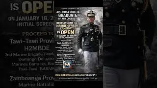 Are you a College Graduate of ANY course? -JOIN the PH Marines Officer-2026 Quota