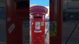 Red letter box on the street at United Kingdom | #vlog #short #shorts #viral #viralvideo #video