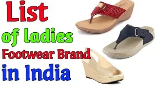 list of ladies Footwear brand in india