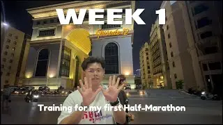MY RUNNING JOURNEY - EP12: Week 1 Training for my first HM