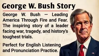 George W. Bush&rsquo;s Story || Learn English Through Story || English Listening Practice || Graded Reader