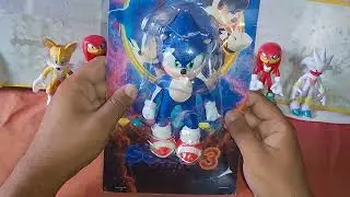 8 bonecos do Sonic mais um bônus Sonic 3