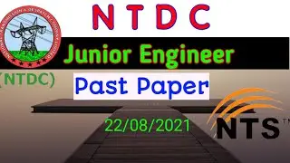 NTDC Past Paper 2021 | NTDC junior engineer Past Paper 2021