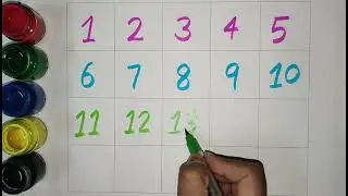 Write and learn Counting 1 to 20 | learn Numbers