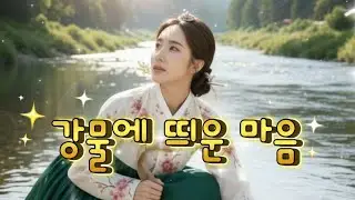 효도 트로트 《강물에 띄운 마음》흘려보내며 살아가는 인생 노래🎶 #최신트로트 #감성트로트 #트롯