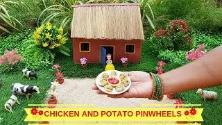 Chicken and Potato Pinwheels  Recipe|Evening Snacks |EP#67|Tiny Chutti Cooking