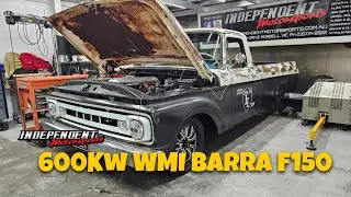 600KW Barra F100  98 octane and water methanol injection