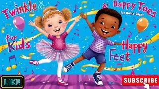 Twinkle Toes and Happy Feet | Rhythm & Rhyme for Kids - Fun Dance Rhyme 🎶👯♂️✨