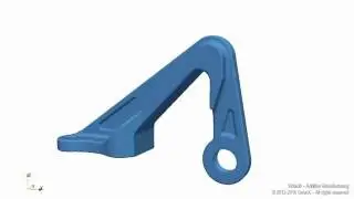 Selective Laser Melting of an aerospace bearing bracket  using virfac