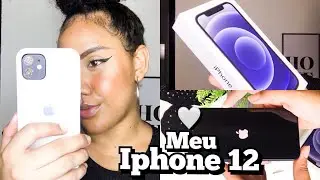MEU CELULAR NOVO | IPHONE 12 128gb Black ✨