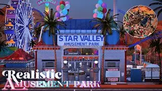 REALISTIC AMUSEMENT PARK TOUR │THE EXIST SAVE FILE│ The Sims 4