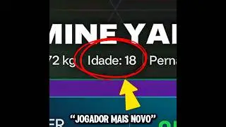 Jogador mais novo do FC MOBILE ☠️ #fifamobile #fcmobile #eafcmobile #fifa #eafc25 #eafc26 #fc26