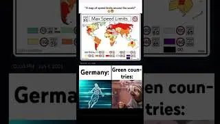 What&rsquo;s your countries speed limit #geography #cool #trending #europe #map #viralvideo #funfacts