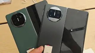 Huawei Mate X5 Kirin9000s Powered 5G Foldable Phone Quick Hands On -Compared With Huawei Mate X3