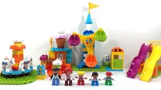 How To Build LEGO Duplo My Town Big Fair 10840 Satisfying Stop-motion Speed Build