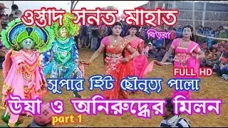 Usha o anirudhaer milan part 1 !! Sanat mahato  chow dance!!