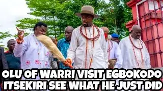 Olu Of Warri Visit To  Egbokodo - Itsekiri