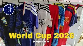🌍🏆 Распаковка футболок Чемпионата мира по футболу 2026 [MMJERSEYS8] #worldcup2026 🇧🇷 🇯🇵 🇨🇦 🇨🇴 🇪🇦 🇲🇽