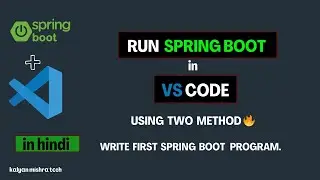 How To Run Spring Boot In VS Code. Using 2 Methods (2024) Updated. 🔥🔥 Create Spring Boot Project.