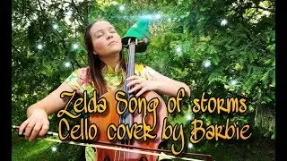 ZELDA SONG OF STORMS CELLO COVER | 415Hz Tuning