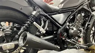 Loudest Honda Rebel 300 in the world?..