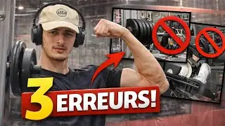3 erreurs à éviter quand tu commences la musculation