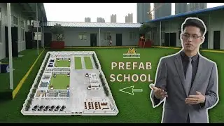 Prefabricated school building | Temporary emergency use  #prefabhouse
