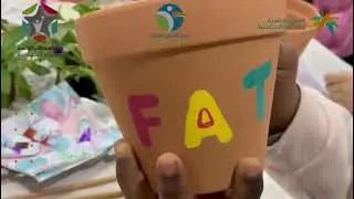 ورشة عمل (الرسم على الفخار) 🎨🖌️المراكز المشاركة في الورشة:• مركز المواهب الواعدة بالمبرز 🌈