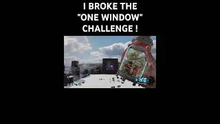 ONE WINDOW CHALLENGE BLACK OPS 3