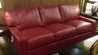Red Leather Couches