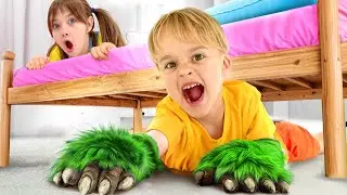 Histoire &laquo;&nbsp;Ce qui se cache sous le lit&nbsp;&raquo; pour enfants