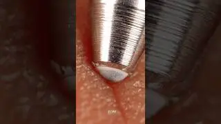 Gel pen writing on finger extreme close up   #urday #closeup #macro #satisfying