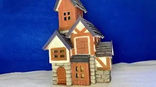 DIY Medieval House Using Cardboard