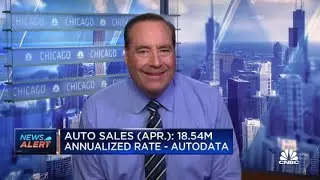 April auto sales annualized rate is 18.54M: Autodata