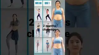 2 month challenge #youtubeshorts #fitness #yogaworkout #weightlose #workout #yoga  #exercise