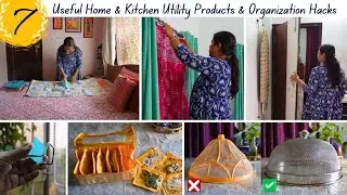 Useful Home & Kitchen Utility Products-Home Organization Hacks-Zero/No Cost Home Organization Ideas