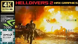 [4K] HELLDIVERS 2 - Nvidia RTX 5090 AMD Ryzen 9950x3D #gaming #helldivers2 #viral #4k #fyp #pcgaming