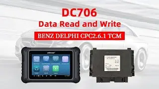OBDSTAR DC706 Read and Write BENZ DELPHI CPC2.6.1 TCM Data
