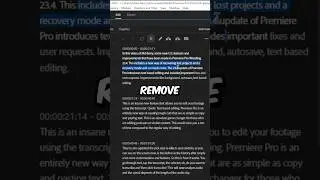 How To Use Text Based Editing in Premiere Pro