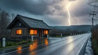 Background Sounds for Writing Your Novel | Rain and Thunder Sounds for Sleeping.