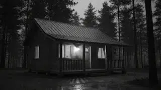 Thunderstorm Sounds for Sleeping in a Cabin &ndash; Heavy Rain Ambience in the Forest 10H