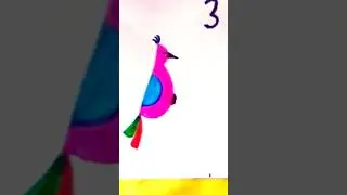 draw pictures using numbers #kids #drawing #number #viral #shorts #ideas #youtubeshorts