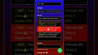 Facebook Post React Female Profile 2024 || Cheap Rate FB Post React || Top SMM Panel In Bangladesh