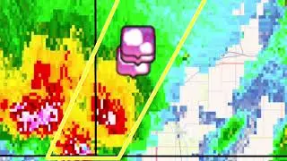 a mini compilation of this mornings small severe weather threat across central Iowa before the snow.