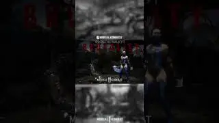 Kitana🦚 Air Slam Brutality MKX vs MK11 vs MK1