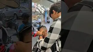 Barber Magic in 60 Seconds ⏱️ #cuttinghair #razorcut #asmr #hairstyle #haircut #satisfying #trending