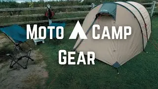 Our Motorcycle Camping Gear for Couples #motocamping