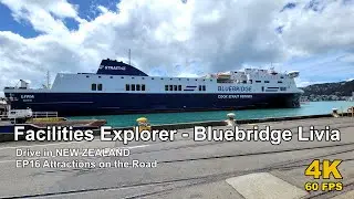 POV Drive in New Zealand EP16 Attractions Walk | On Bluebridge Ferry Livia Wellington to Picton 4K