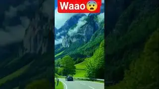 پہاڑوں کے بیچ سڑک پر حسین سفر 🚗🌿 | Dashcam Nature Drive#landscapevideo #travel #naturelovers