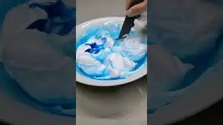 Easy Cloud Slime Recipe and DIY 😌. #slime #diy #diyslime #slimerecipe #tutorial